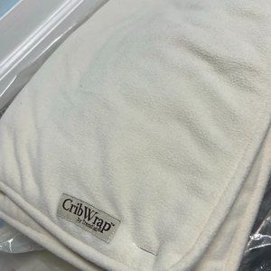 Trend Lab Solid Convertible Crib 1 Rail Front Cover & 2 Side Covers